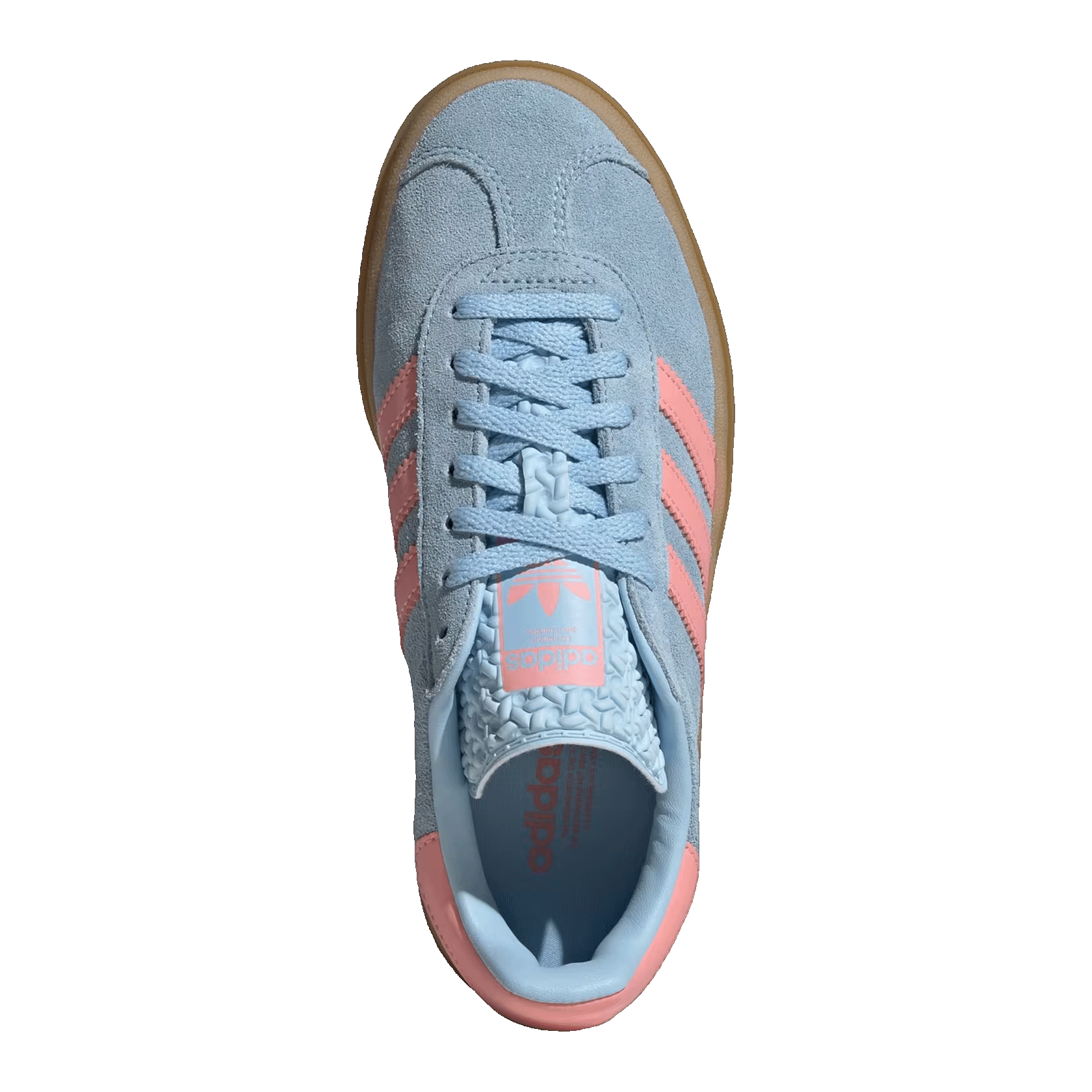 adidas Gazelle Bold Clear Sky Semi Pink Spark (Kids) Oben JI3384