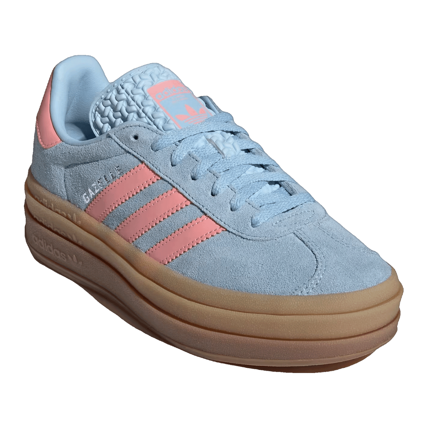 adidas Gazelle Bold Clear Sky Semi Pink Spark (Kids) Side JI3384
