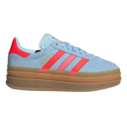 adidas Gazelle Bold Clear Sky Solar Red Gold Metallic (GS) JR5950