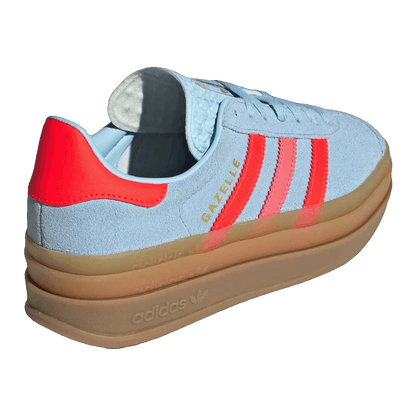 adidas Gazelle Bold Clear Sky Solar Red Gold Metallic (GS) Back JR5950