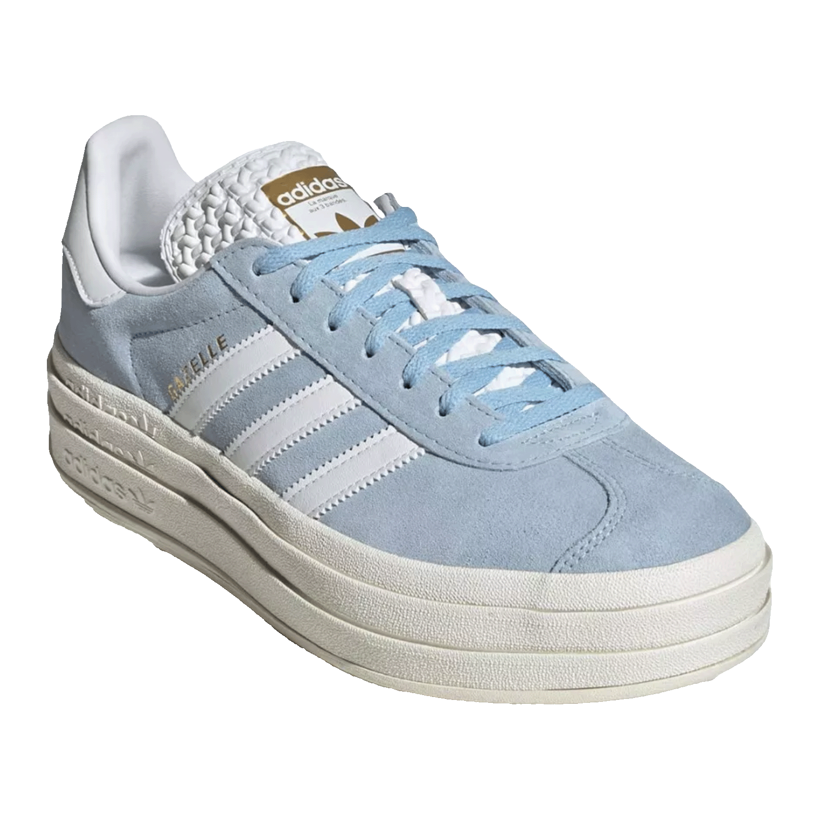 adidas Gazelle Bold Clear Sky Cream (W) Side