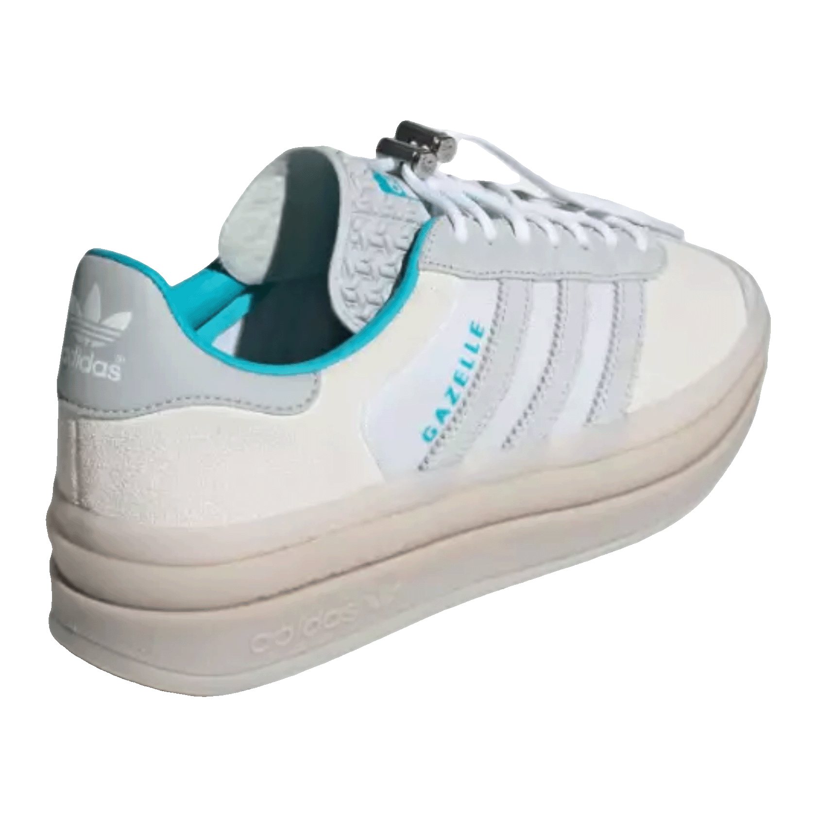 adidas Gazelle Bold Cloud White Light Blue (W) Back