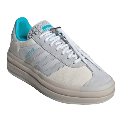 adidas Gazelle Bold Cloud White Light Blue (W) Side