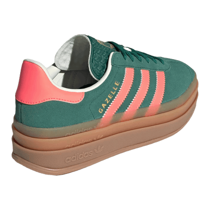 adidas Gazelle Bold Collegiate Green Signal Coral Cream White (GS) Back