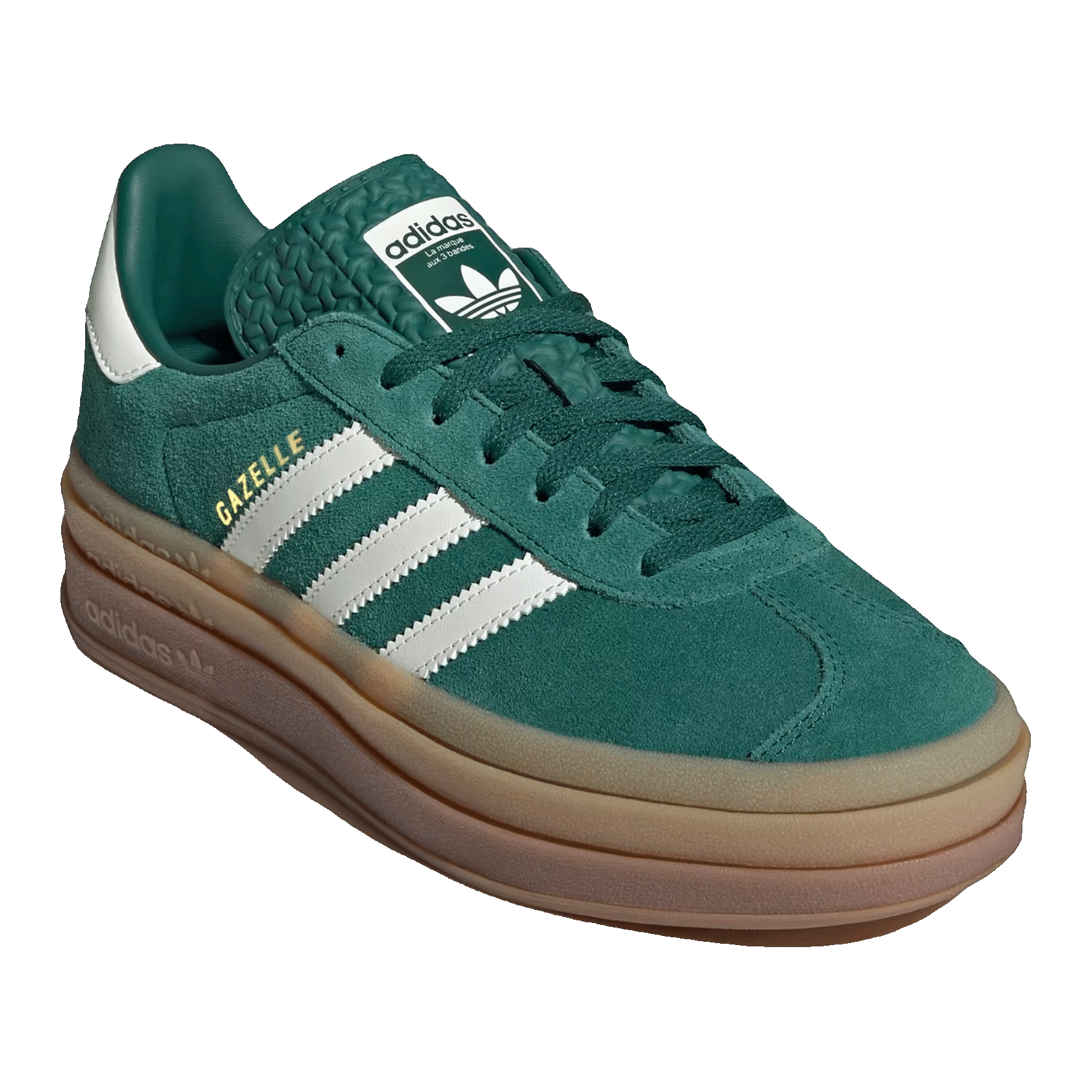 adidas Gazelle Bold Collegiate Green (W) Side JI0325