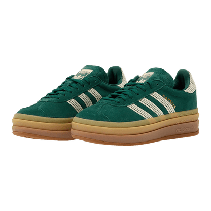 adidas Gazelle Bold Collegiate Green White Gold (W) Side