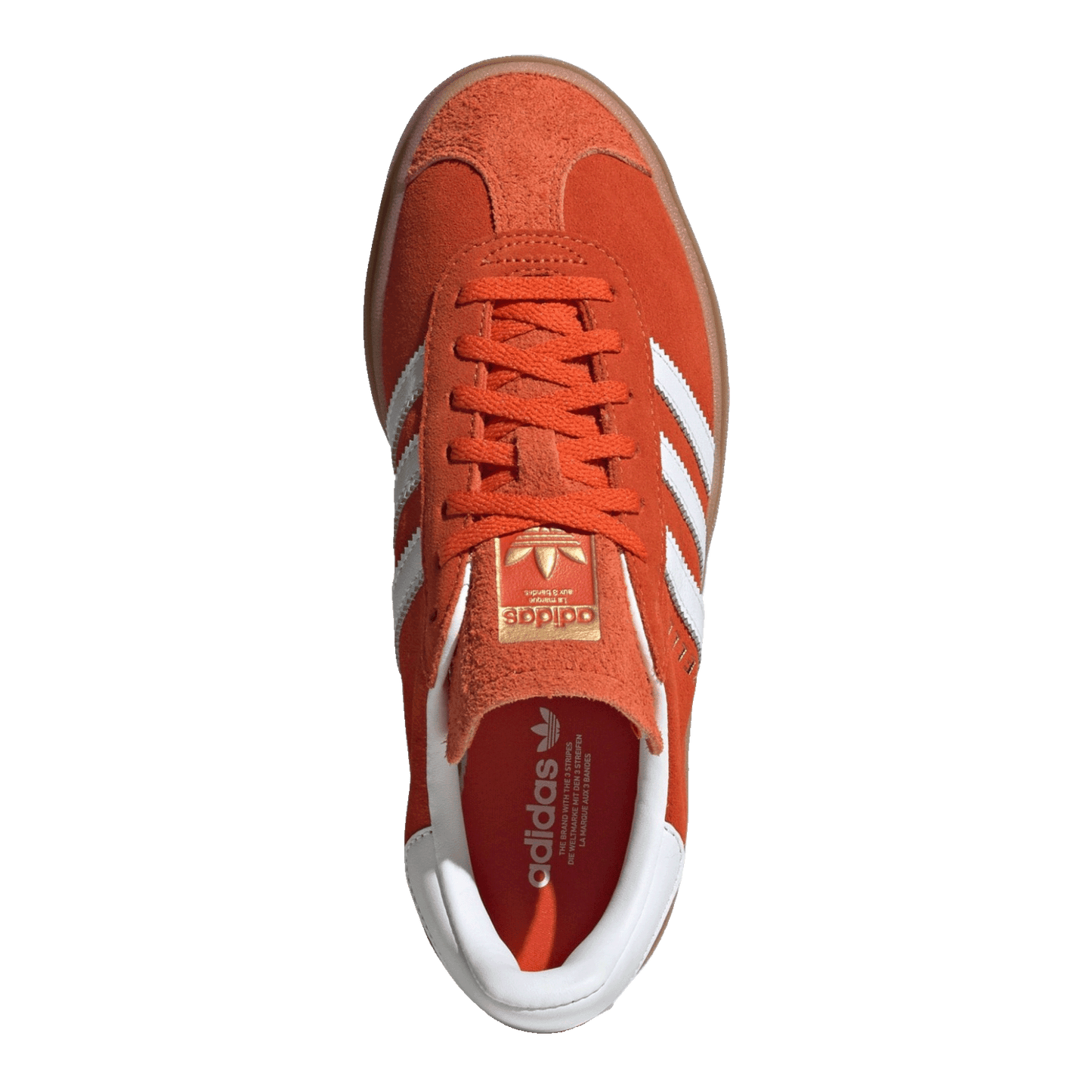 adidas Gazelle Bold Collegiate Orange Gum (W) Oben