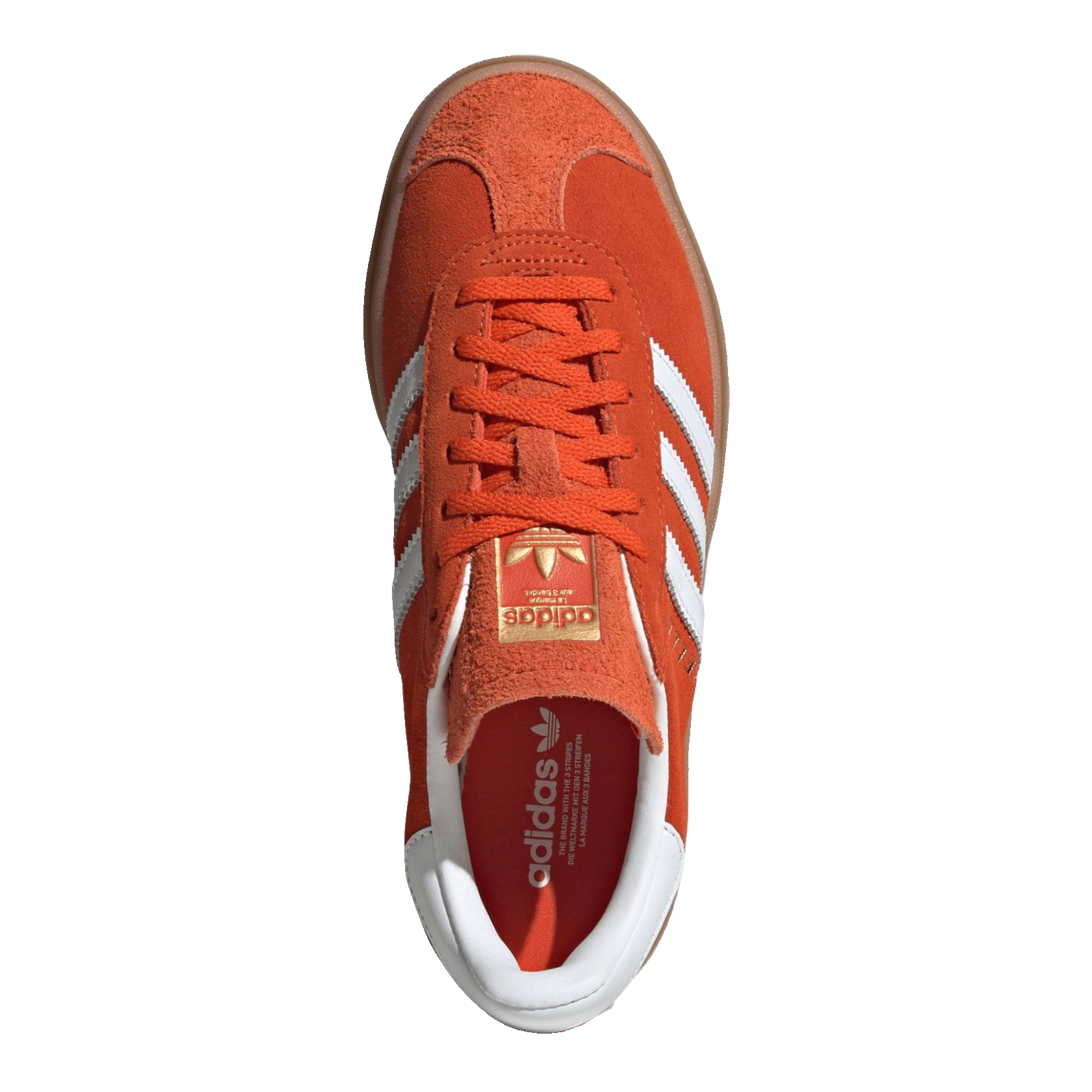 adidas Gazelle Bold Collegiate Orange Gum (W) Oben