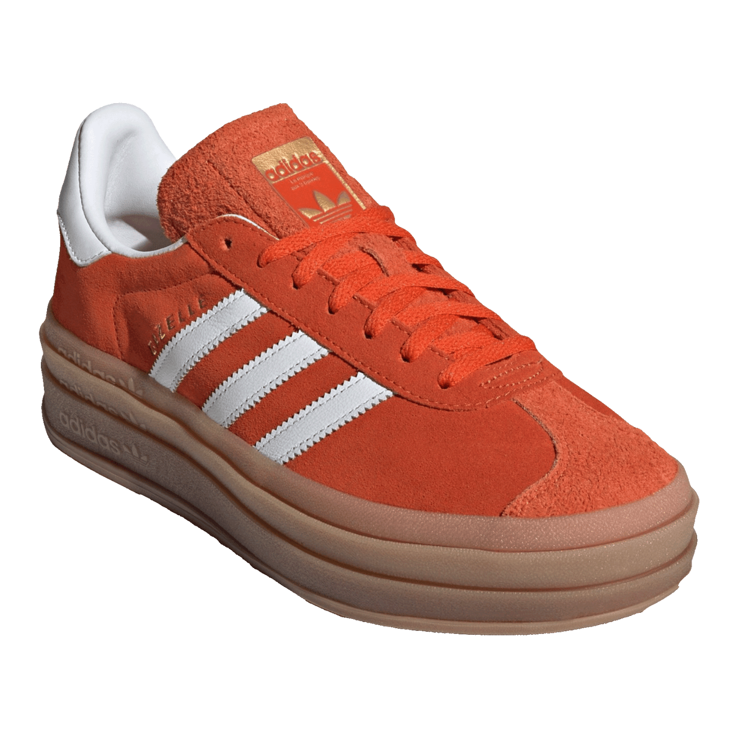 adidas Gazelle Bold Collegiate Orange Gum (W) Side