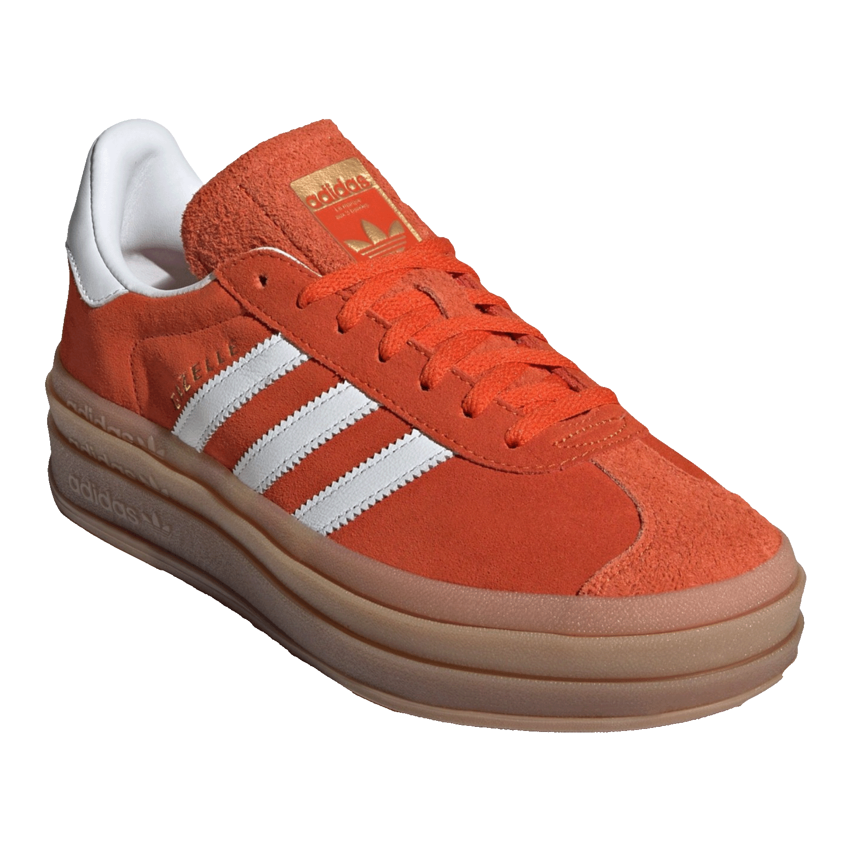 adidas Gazelle Bold Collegiate Orange Gum (W) Side