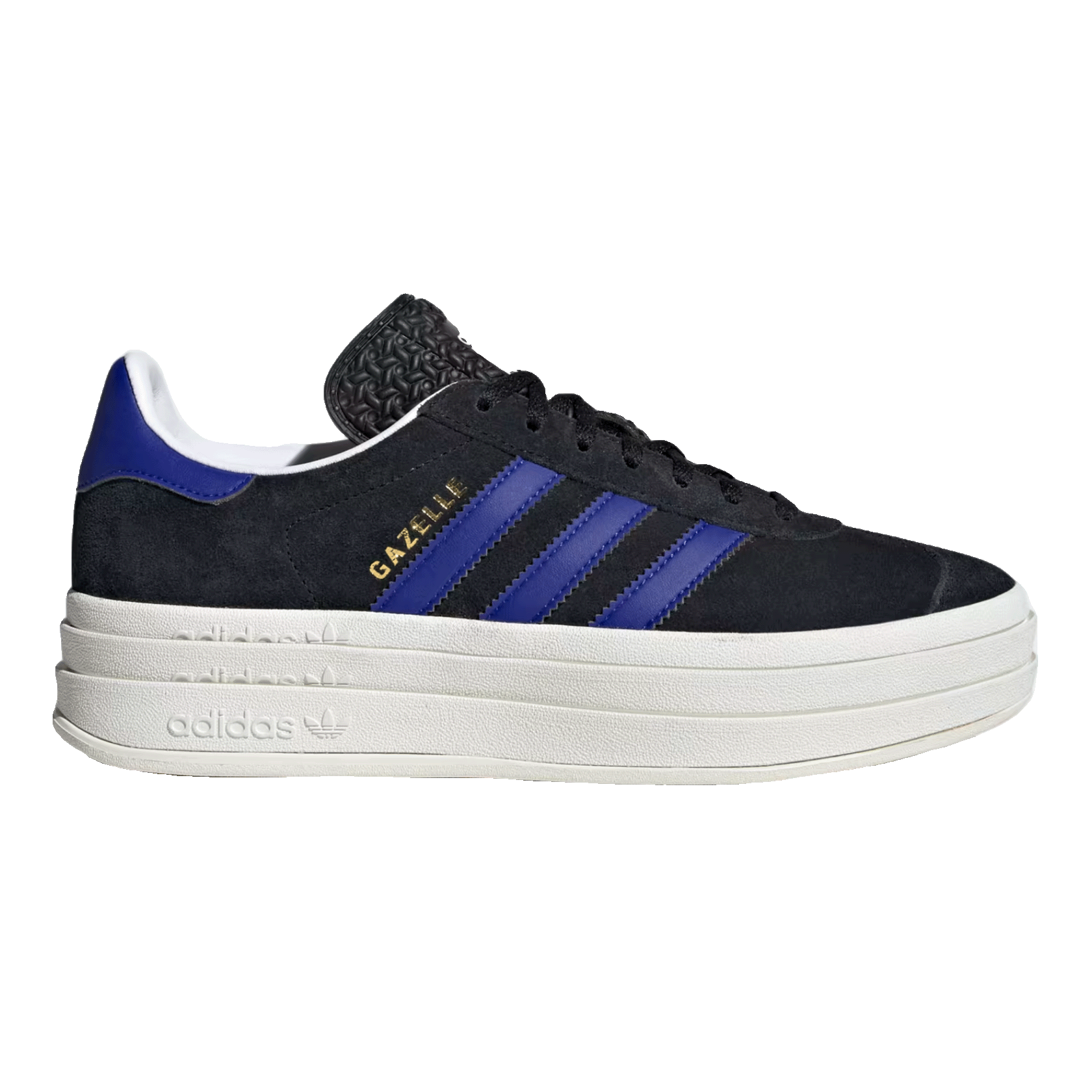 adidas Gazelle Bold Core Black Lucid Blue (W)