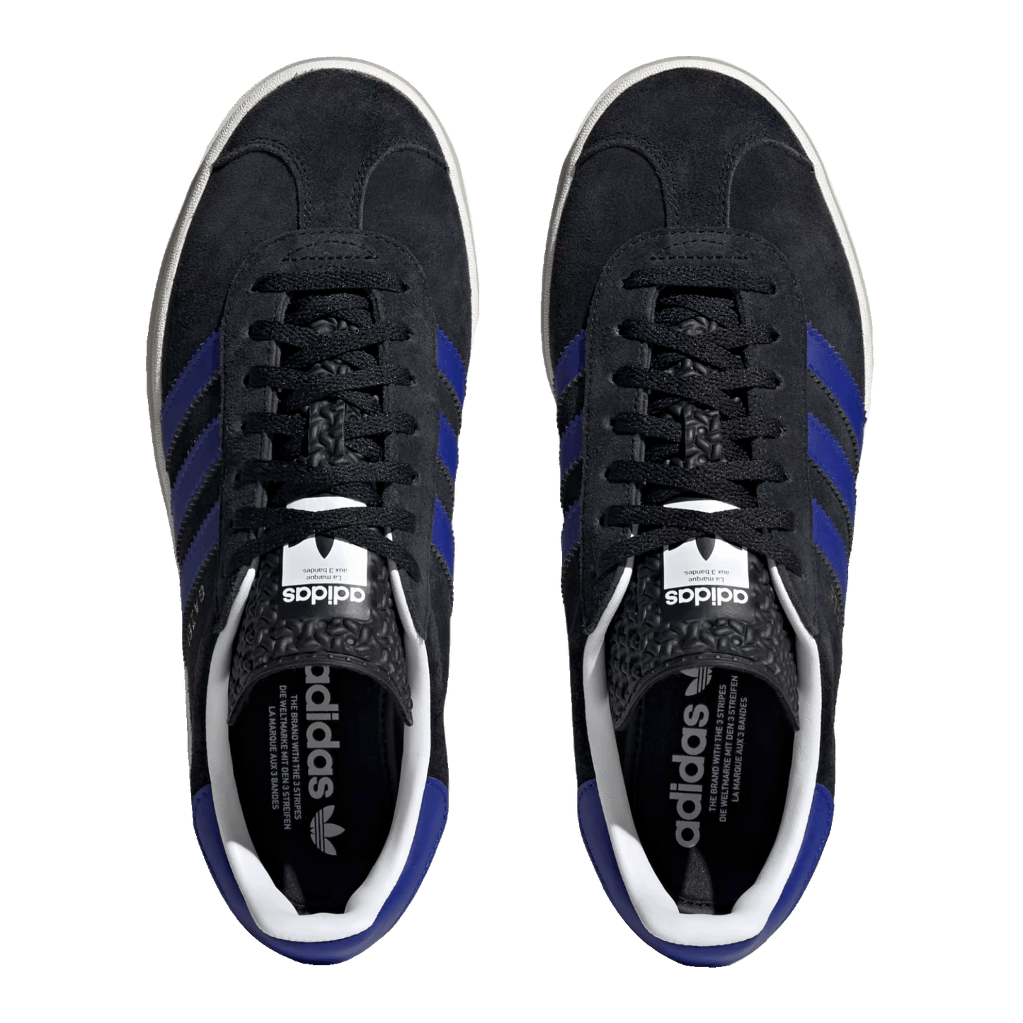 adidas Gazelle Bold Core Black Lucid Blue (W) Oben