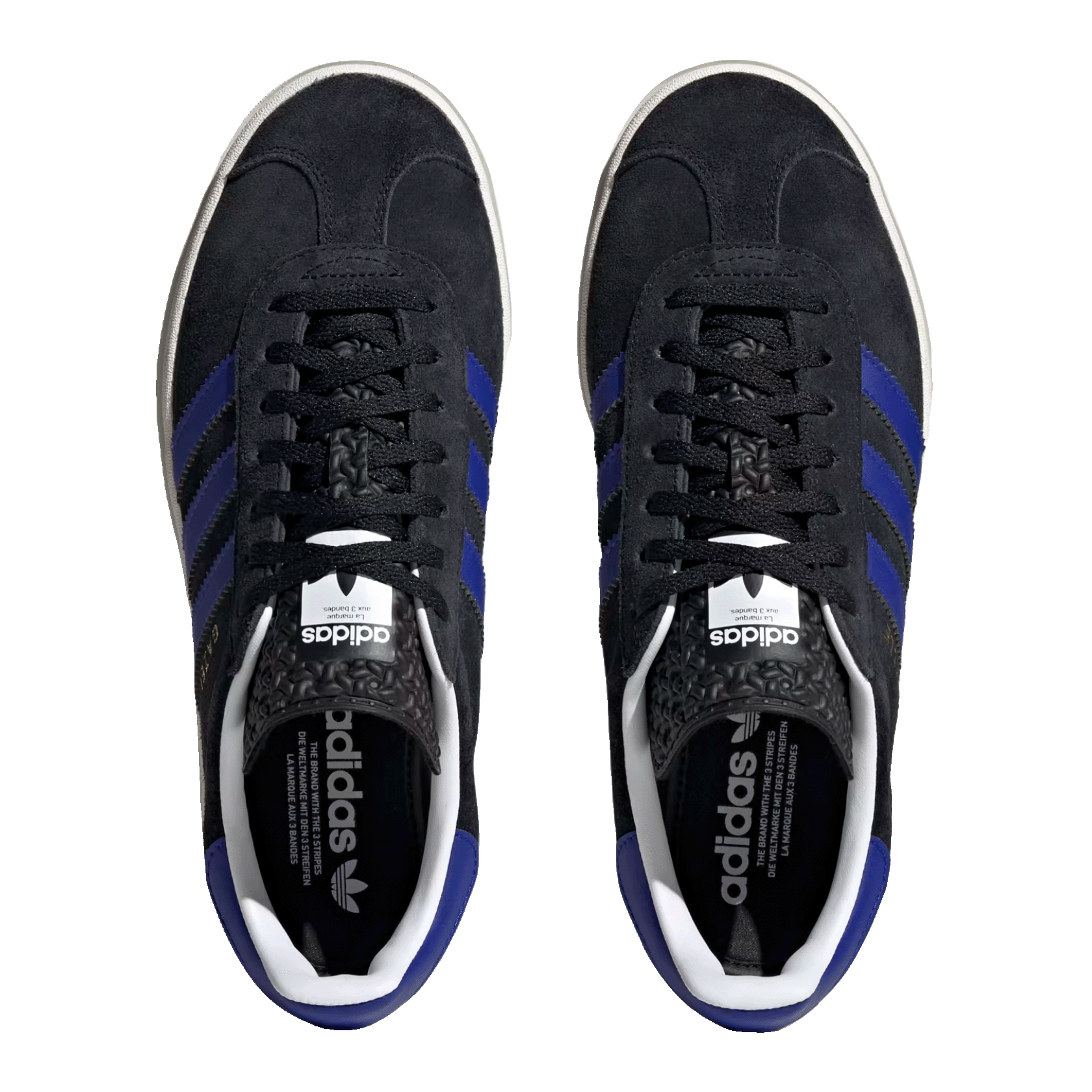 adidas Gazelle Bold Core Black Lucid Blue (W) Oben