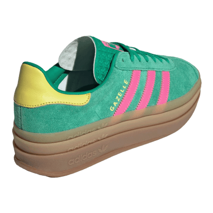 adidas Gazelle Bold Court Green Lucid Pink (W) Back