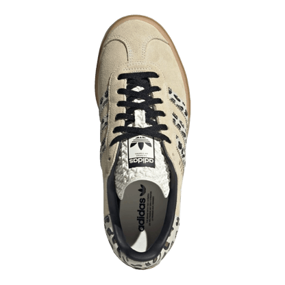 adidas Gazelle Bold Cream Black Leopard (W) Oben