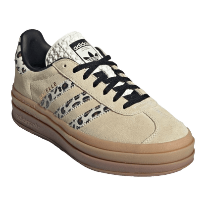 adidas Gazelle Bold Cream Black Leopard (W) Side