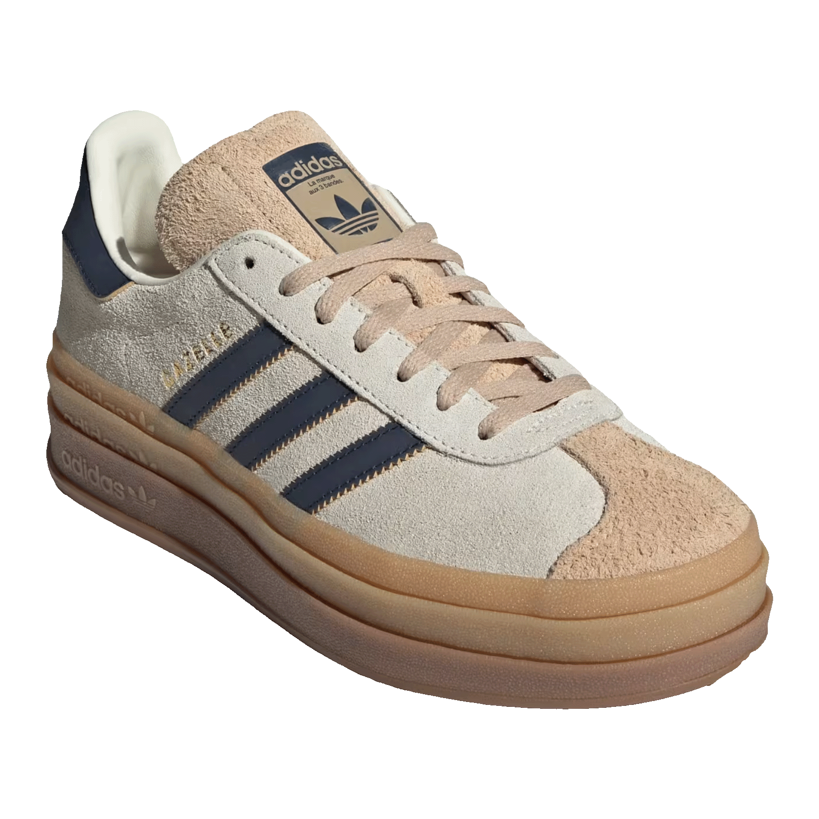 adidas Gazelle Bold Cream Night Indigo (W) Side
