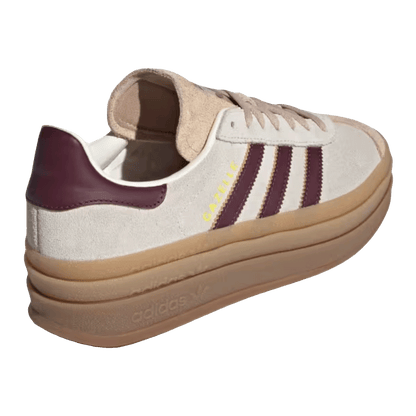 adidas Gazelle Bold Cream White Maroon (W) Back