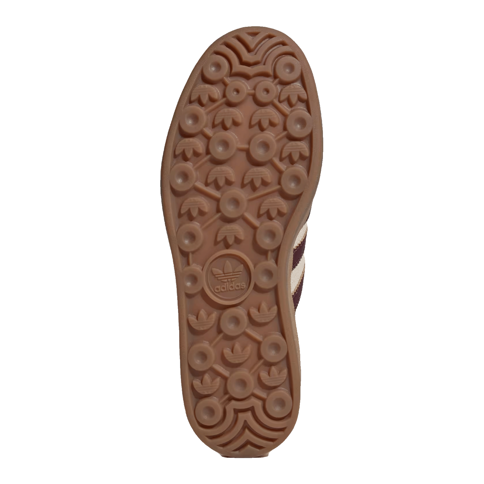 adidas Gazelle Bold Cream White Maroon (W) Sohle