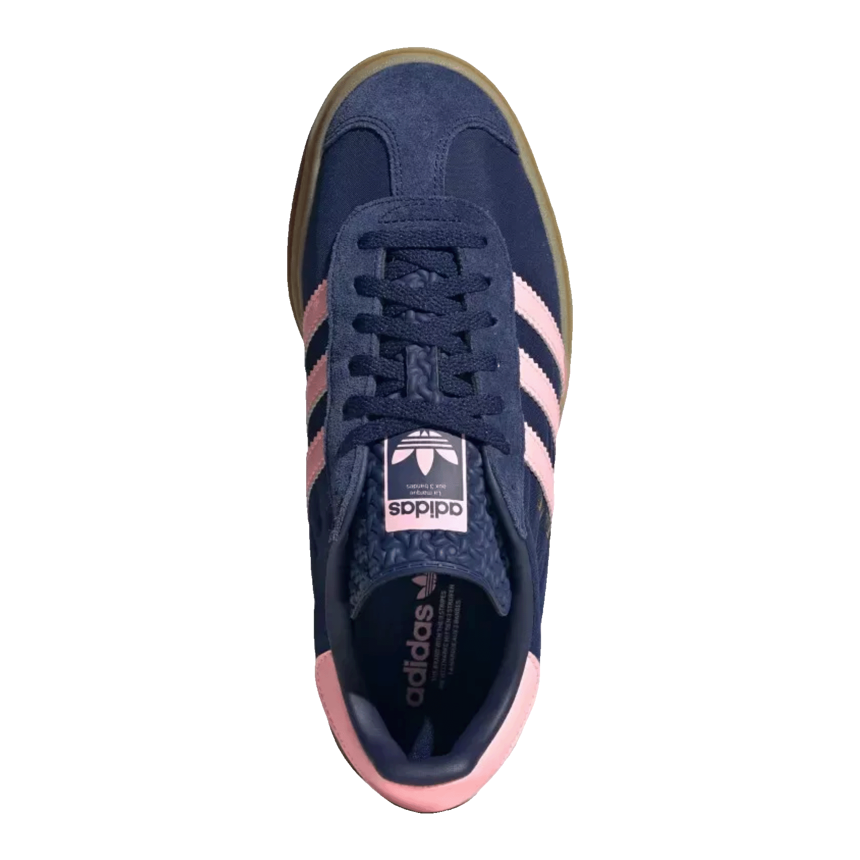 adidas Gazelle Bold Dark Blue Pink Spark (W) Oben