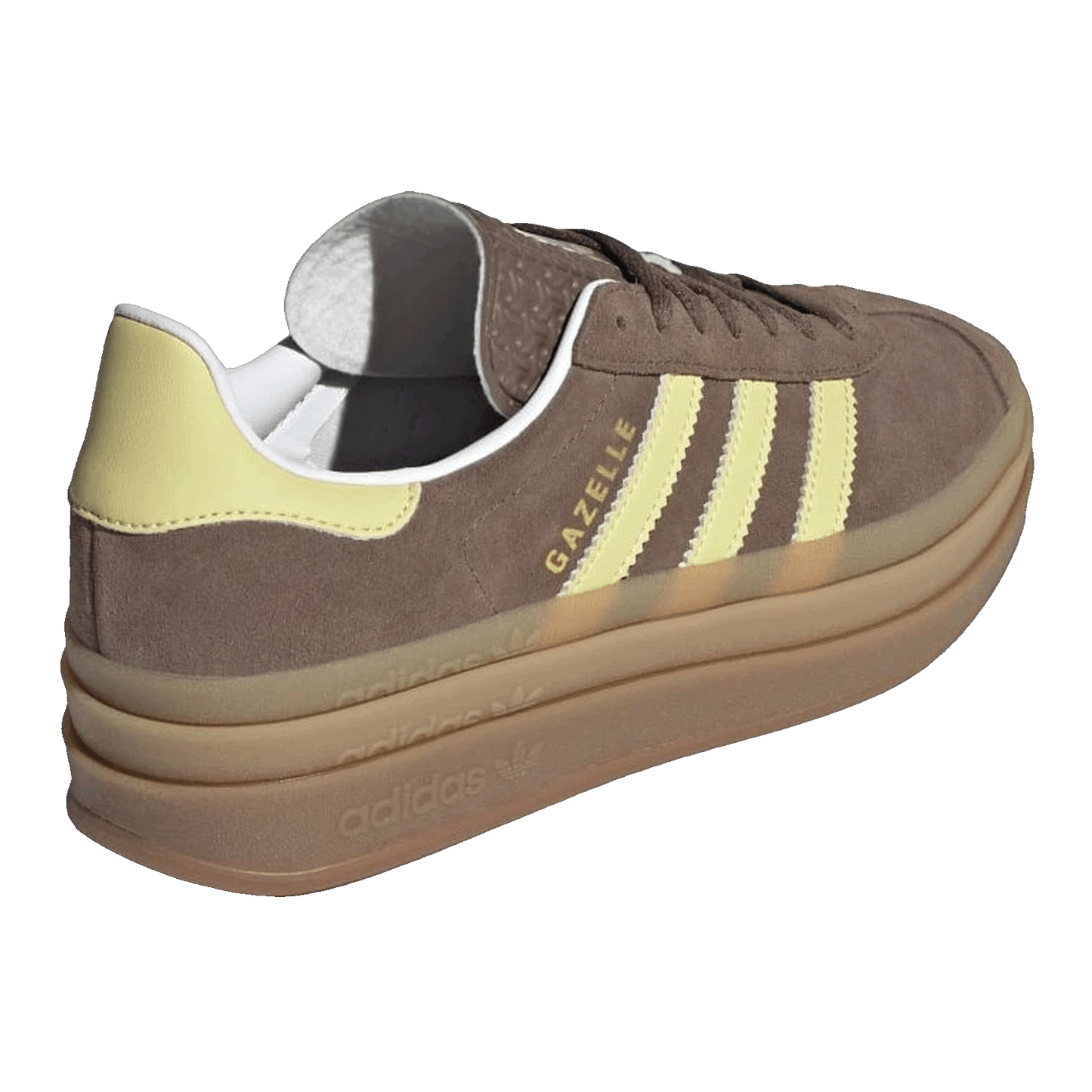 adidas Gazelle Bold Earth Strata Powder Yellow (W) Back JI2697