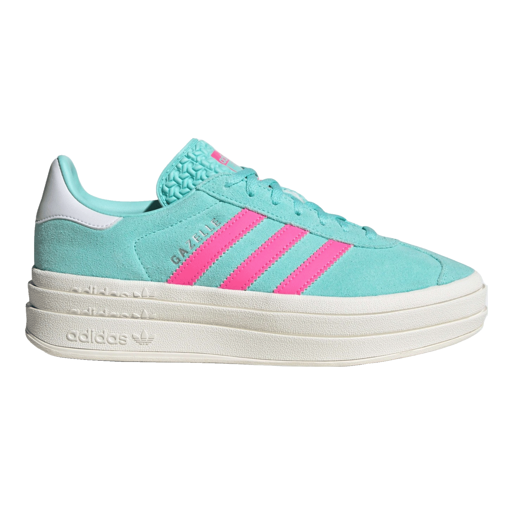 adidas Gazelle Bold Flash Aqua Lucid Pink (W)