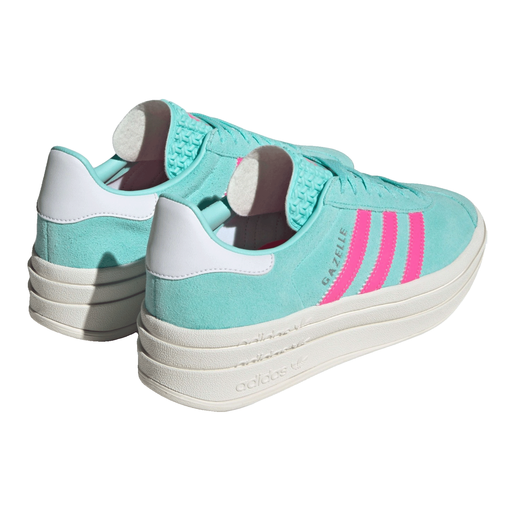adidas Gazelle Bold Flash Aqua Lucid Pink (W) Back