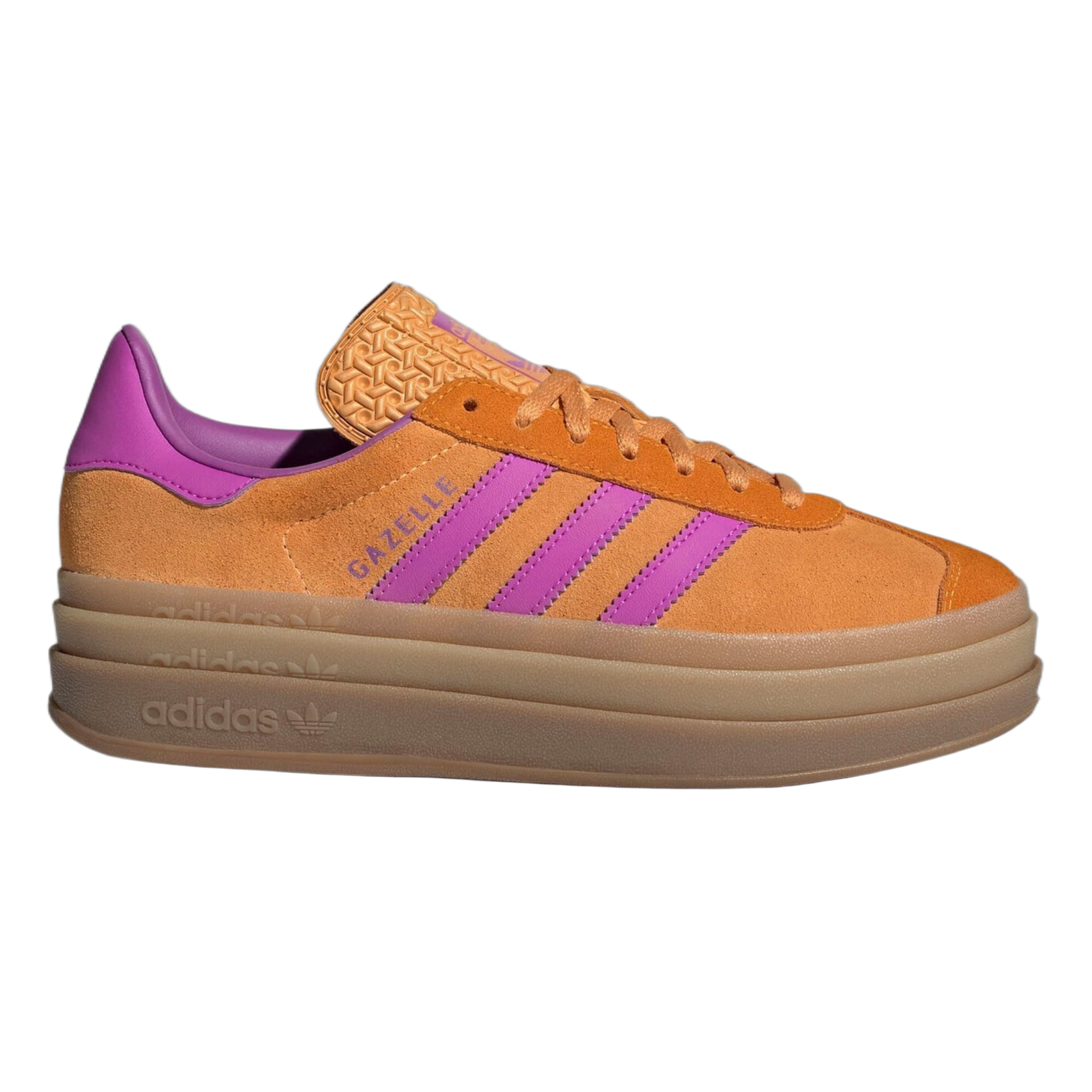 adidas Gazelle Bold Flash Orange Purple Burst Crew Orange (W) JS3895