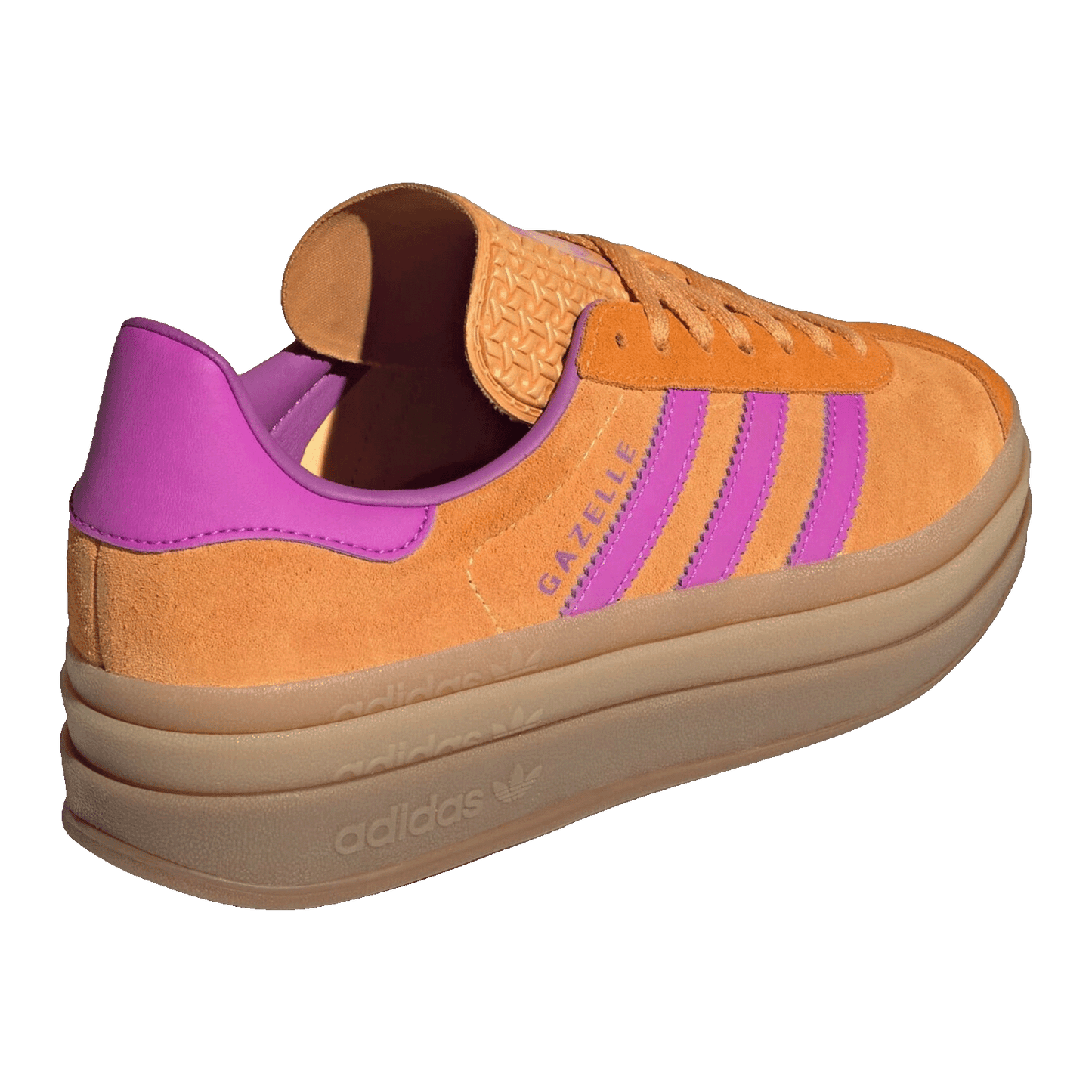 adidas Gazelle Bold Flash Orange Purple Burst Crew Orange (W) Back JS3895