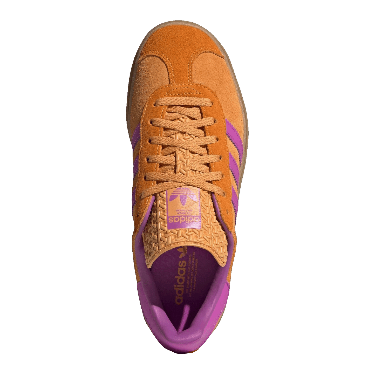 adidas Gazelle Bold Flash Orange Purple Burst Crew Orange (W) Oben JS3895