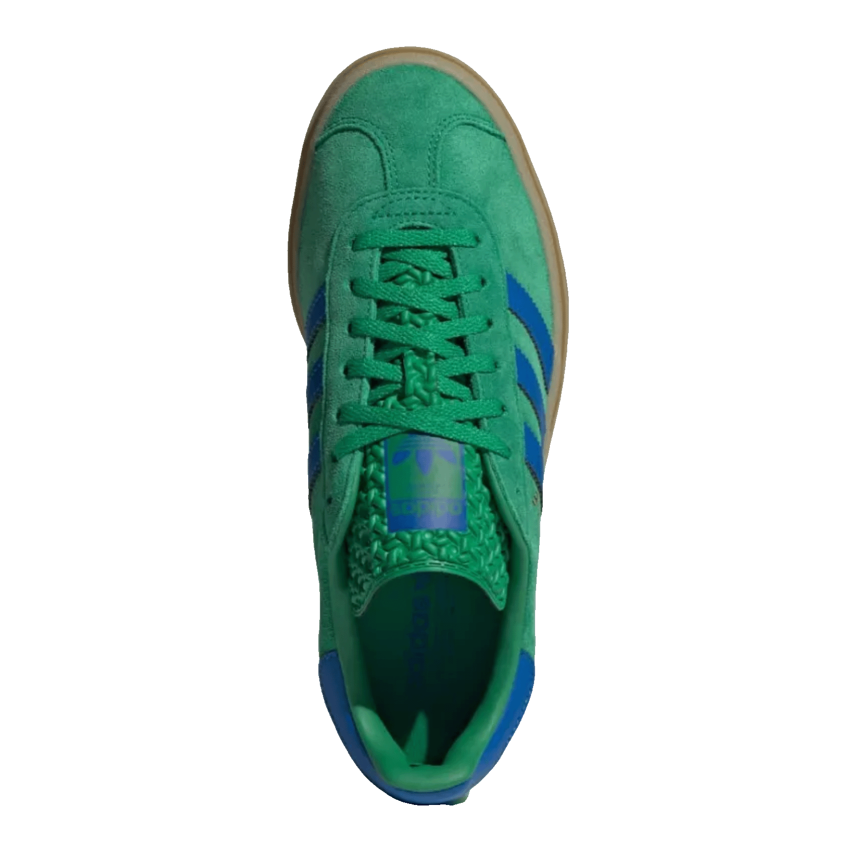 adidas Gazelle Bold Green Blue Gum (W) Oben
