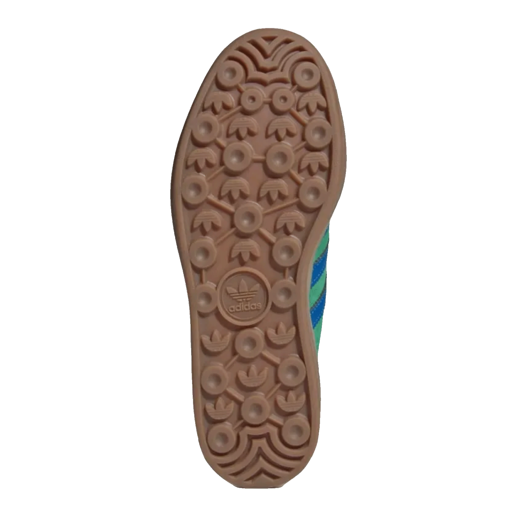 adidas Gazelle Bold Green Blue Gum (W) Sohle