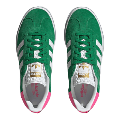 adidas Gazelle Bold Green Lucid Pink (W) Oben