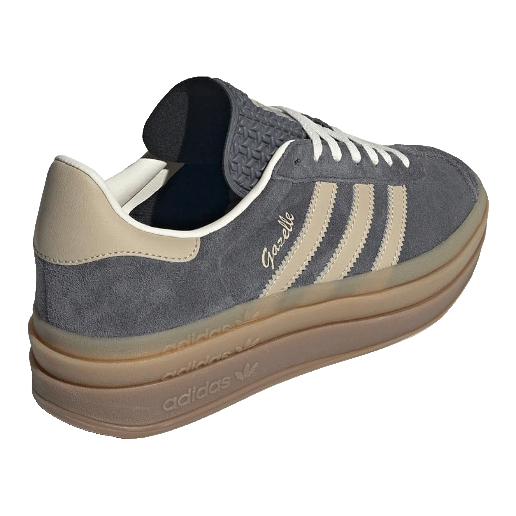 adidas Gazelle Bold Grey Magic Beige Gum (W) Back