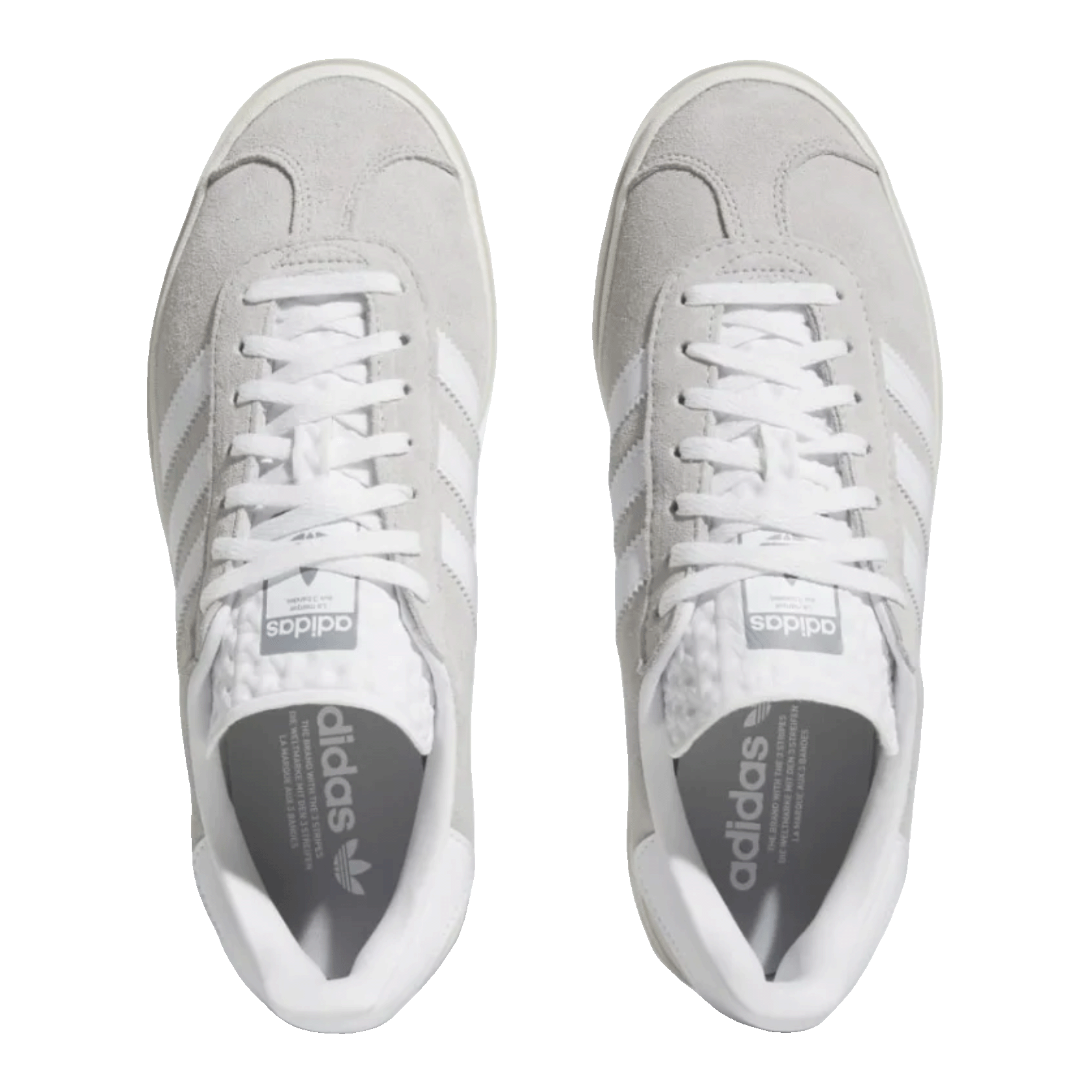 adidas Gazelle Bold Grey White (W) Oben