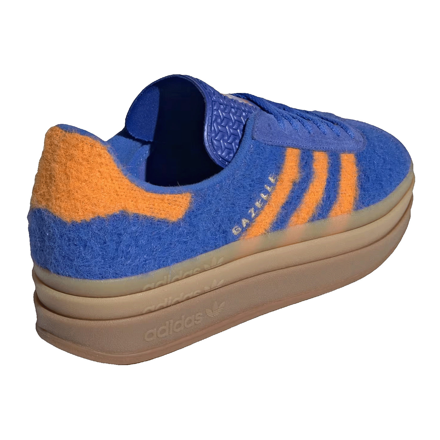 adidas Gazelle Bold Hi-Res Blue Bright Orange (W) Back