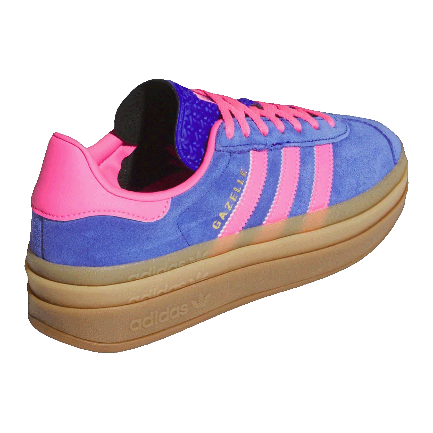 adidas Gazelle Bold Lucid Blue Lucid Pink (W) Back IH4193
