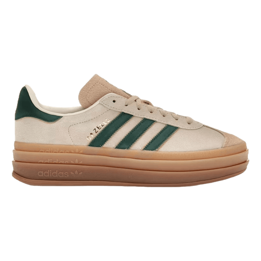 adidas Gazelle Bold Magic Beige Collegiate Green (W)