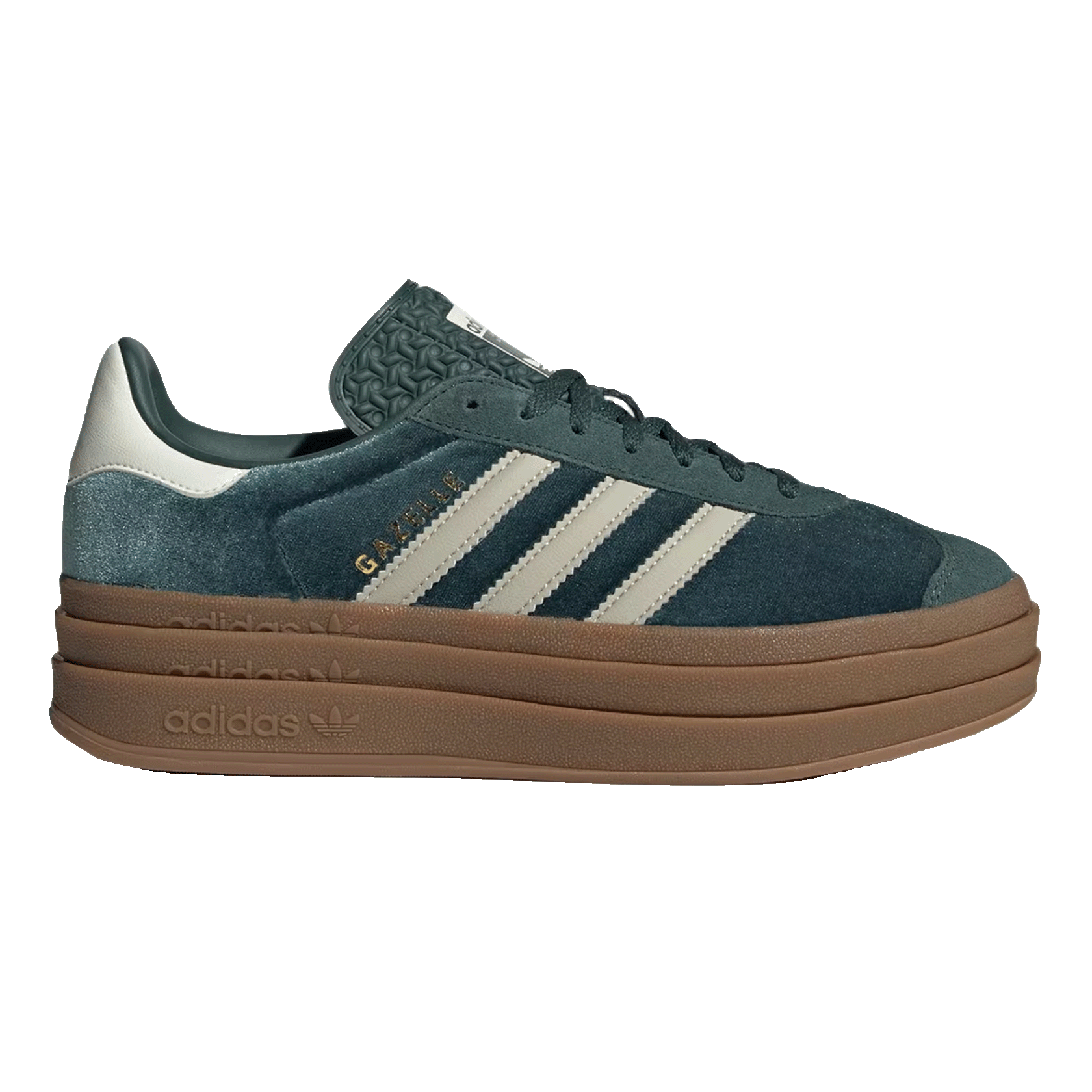 adidas Gazelle Bold Mineral Green Velvet (W)