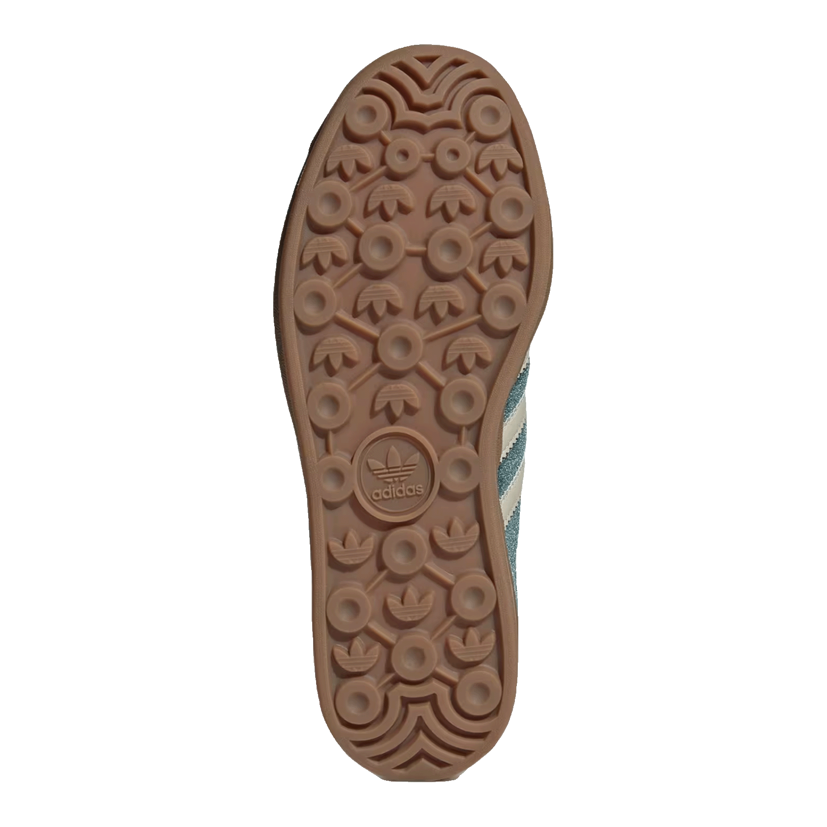 adidas Gazelle Bold Mineral Green Velvet (W) Sohle