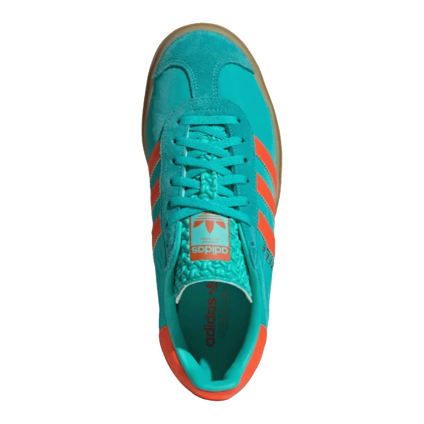 adidas Gazelle Bold Mint Rush Impact Orange (W) Oben