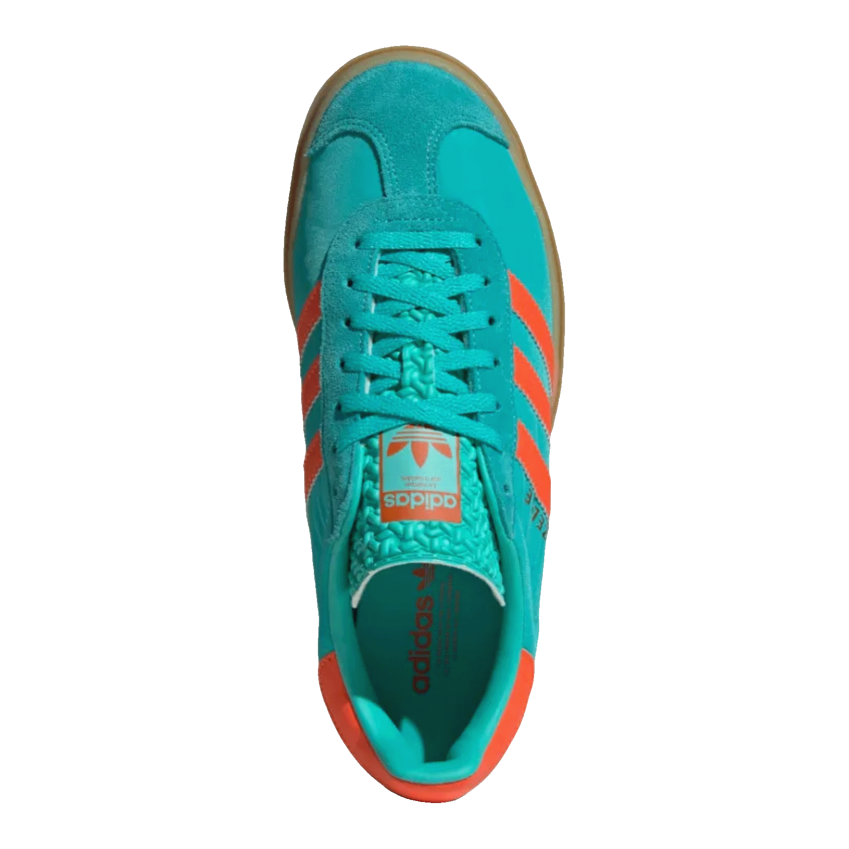 adidas Gazelle Bold Mint Rush Impact Orange (W) Oben