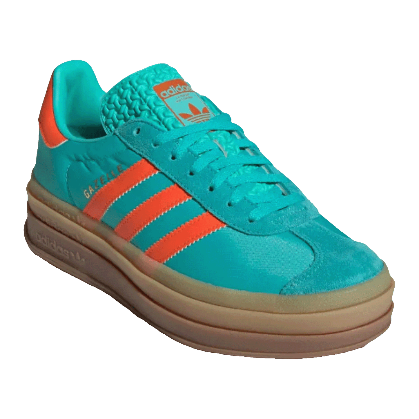 adidas Gazelle Bold Mint Rush Impact Orange (W) Side
