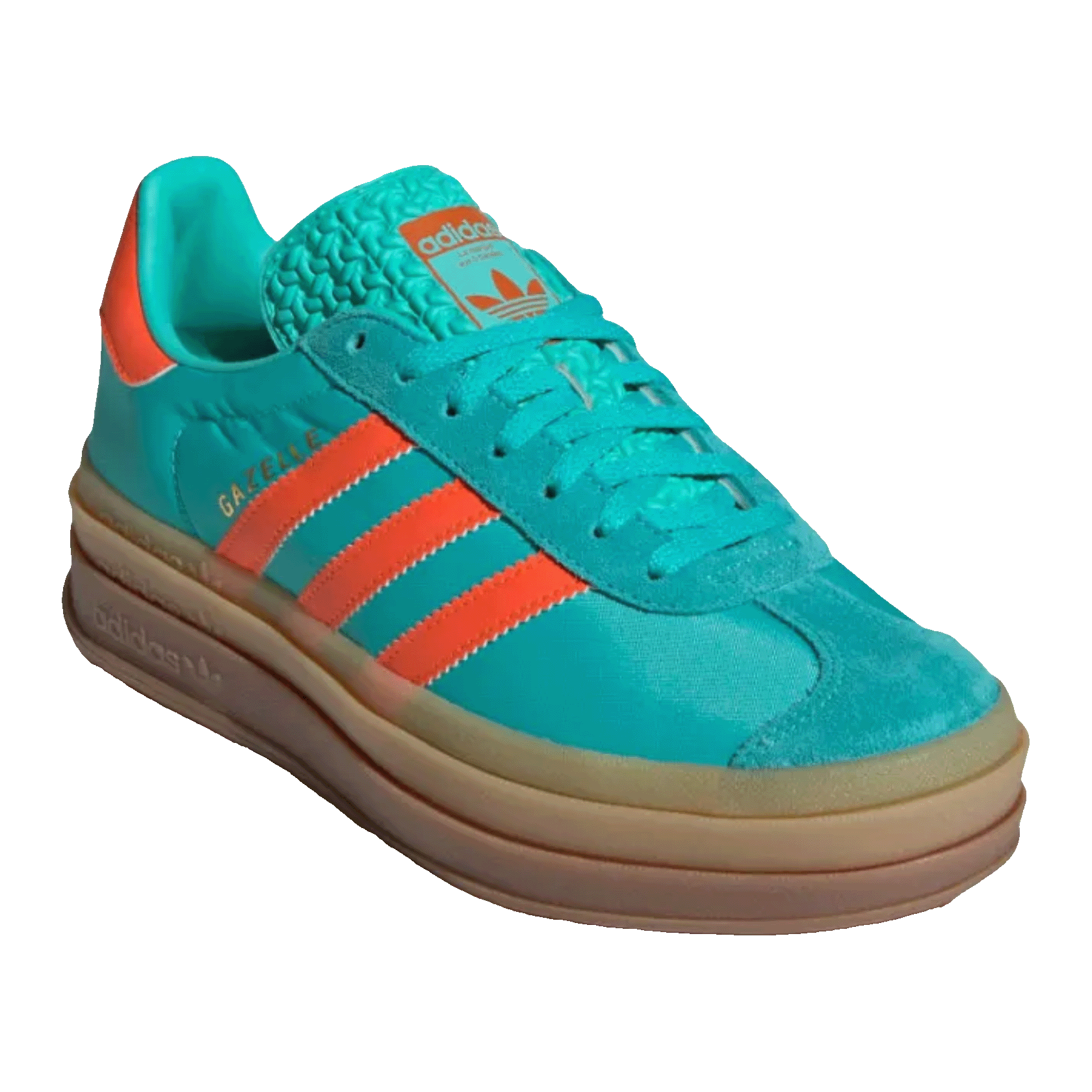 adidas Gazelle Bold Mint Rush Impact Orange (W) Side