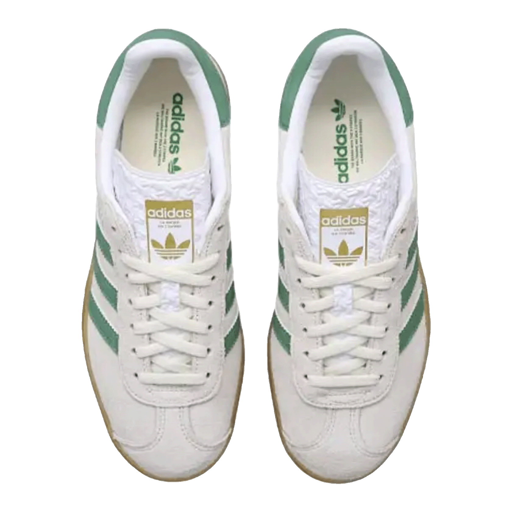 adidas Gazelle Bold Off White Preloved Green (W) Oben