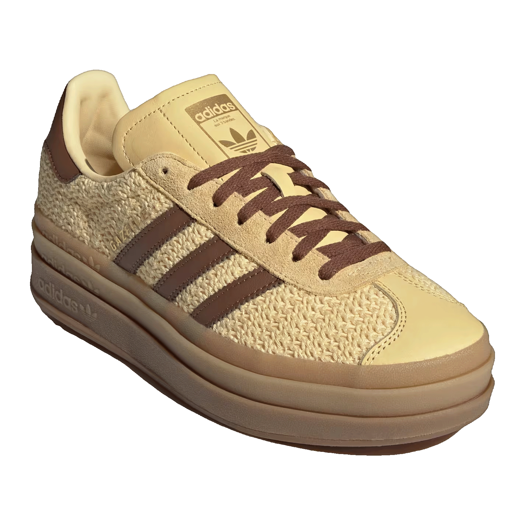 adidas Gazelle Bold Orange Tint Preloved Brown (W) Side JS3900