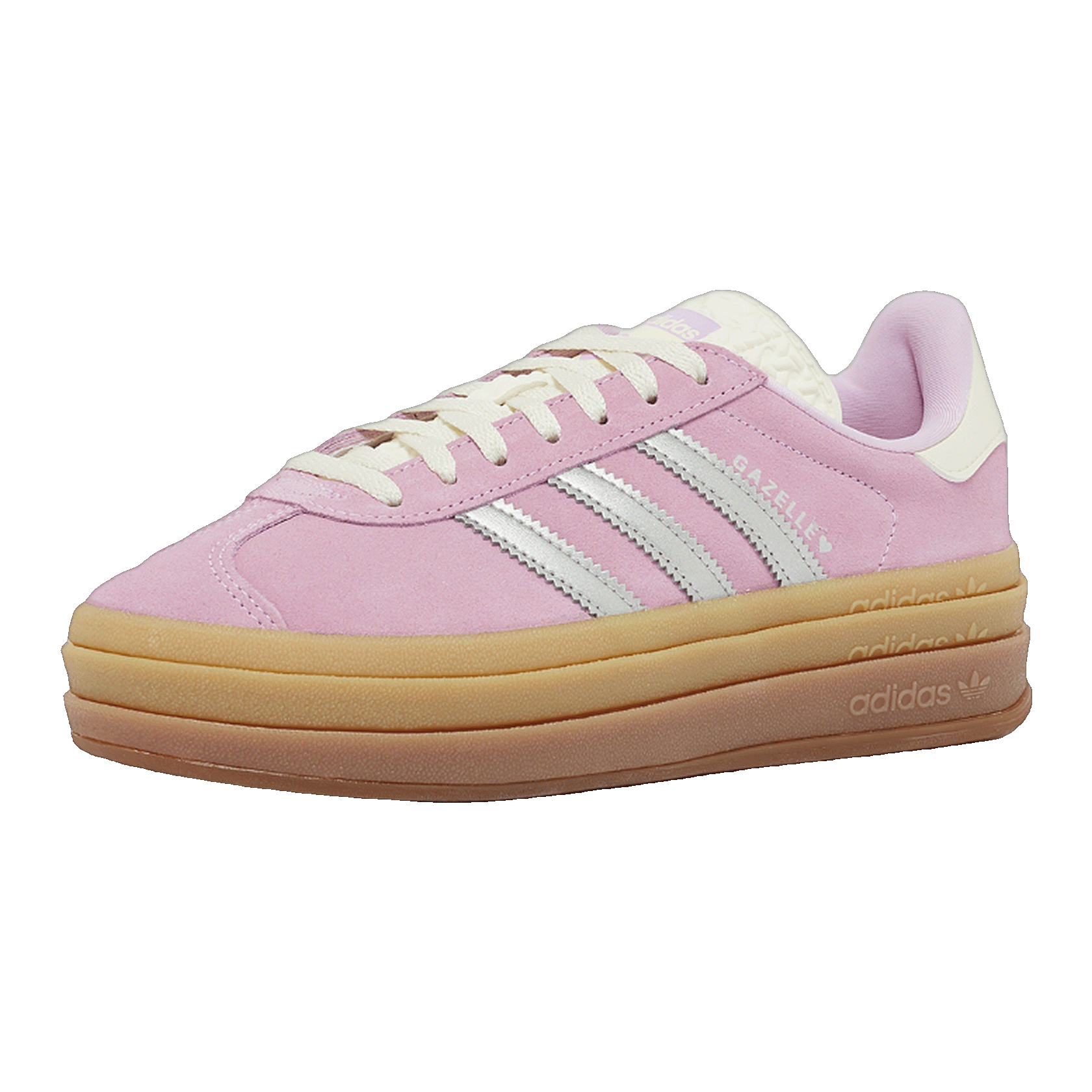 adidas Gazelle Bold Pink Glow Silver (W) Side JR0746