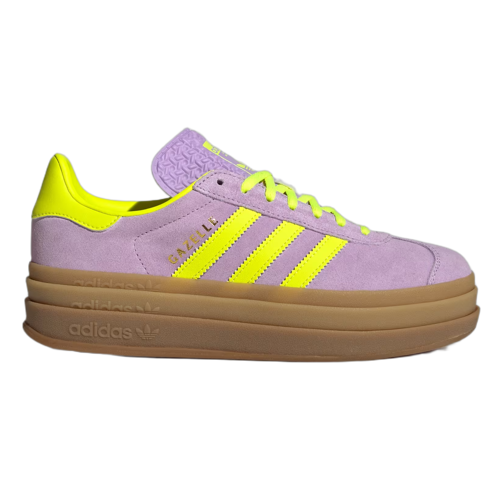 adidas Gazelle Bold Powder Plum Solar Yellow (W) IH4192