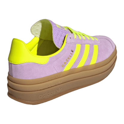 adidas Gazelle Bold Powder Plum Solar Yellow (W) Back IH4192
