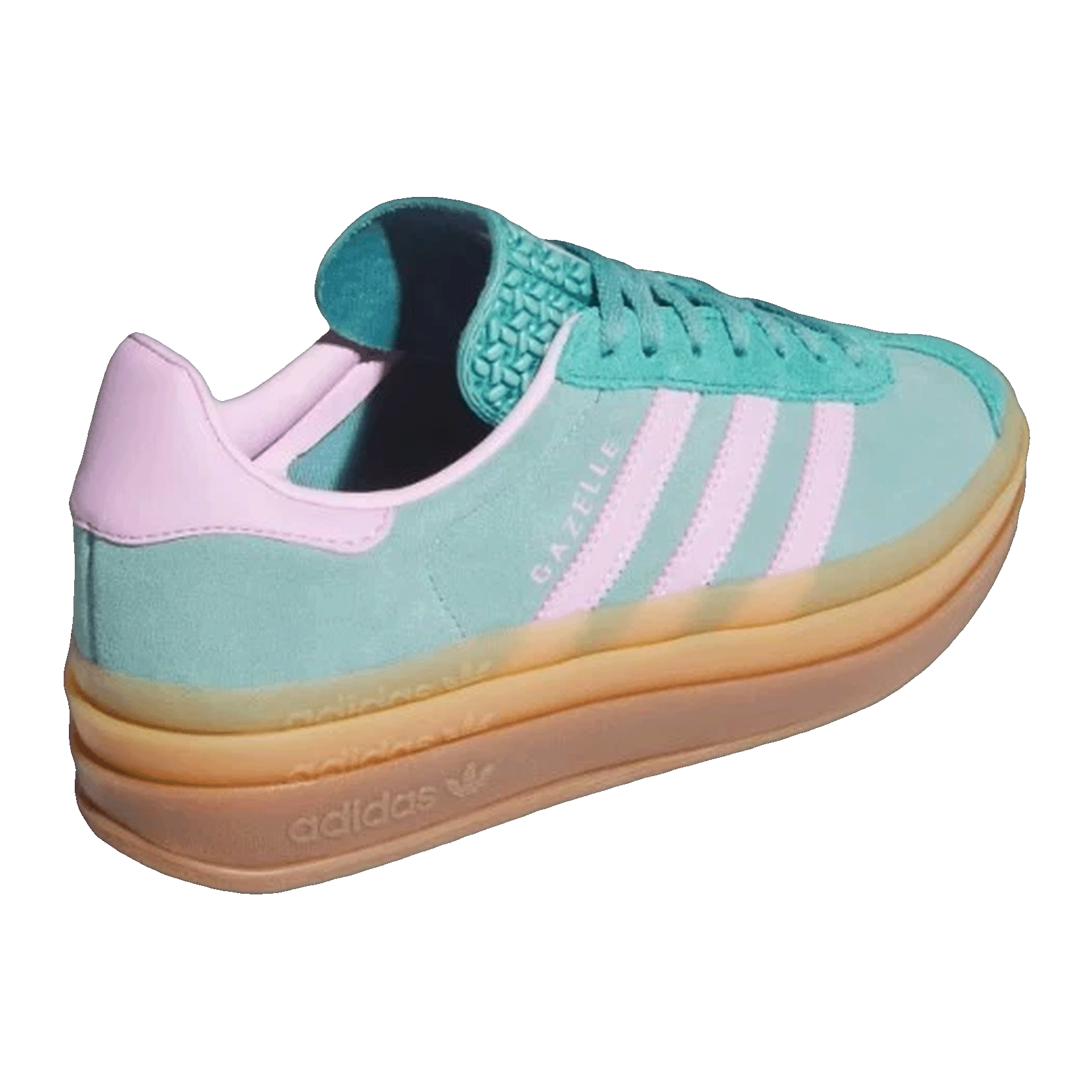 adidas Gazelle Bold Powder Teal Bliss Lilac Pure Teal (W) Back JS3894